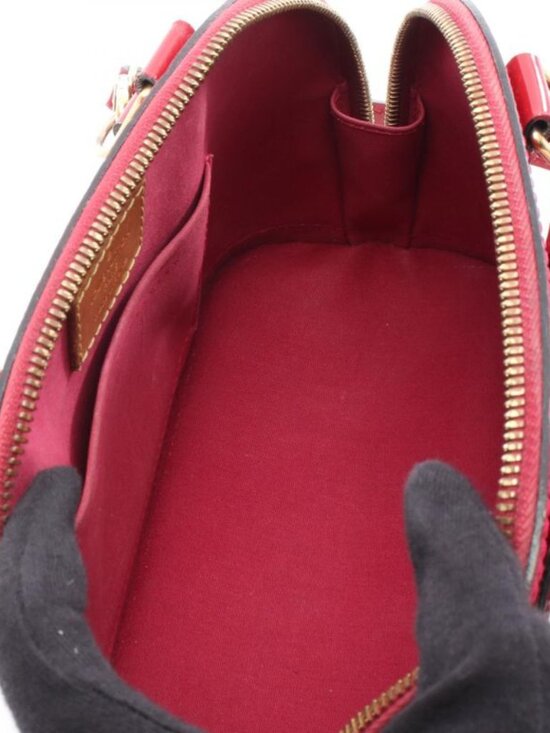 Louis Vuitton Handbag Alma BB Rose Andian Leather B - Picture 3 of 11